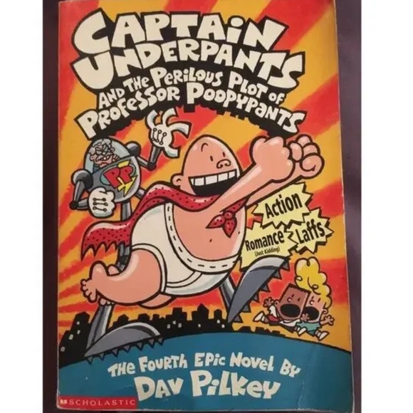 Scholastic | Accents | Captain Underpants Book By Dav Pilkey | Poshmark